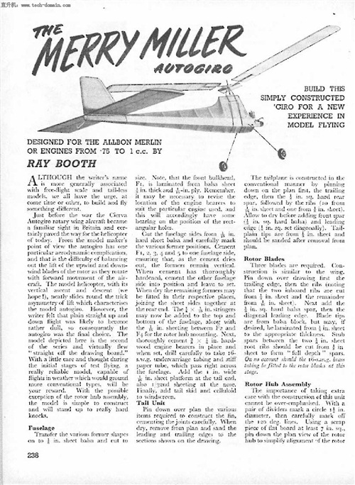 ֱC Merry Miller Helicopter PlanswCģ͈D