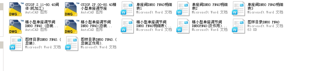 С͆yDN80PN40ȫCADDf(shu)