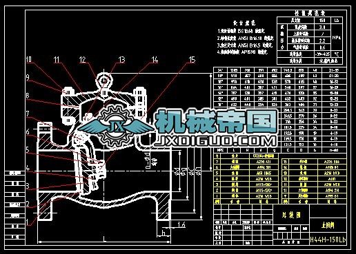 224H44Hһ150Lb WCB RF ʽֹyD