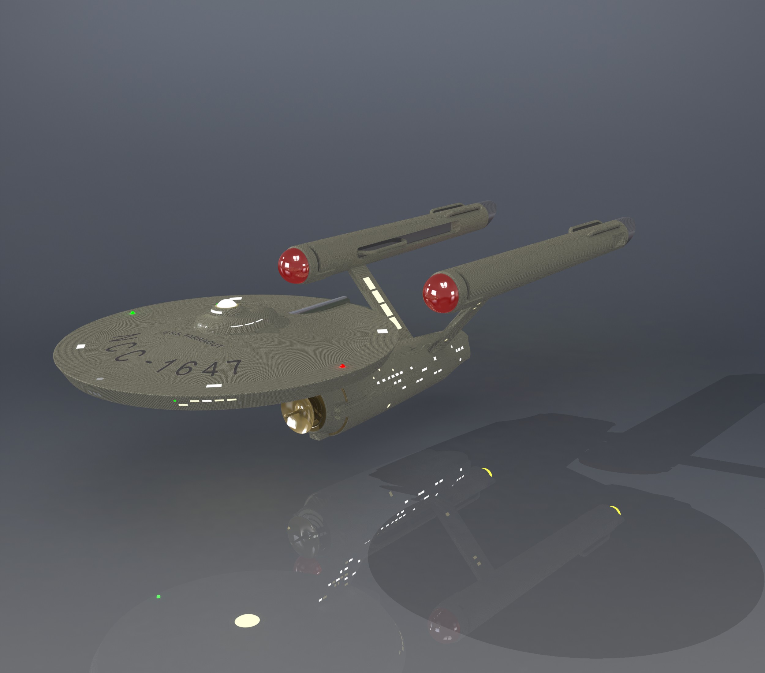 U.S.S. Farragut NCCһ1647HԺŞ3Dģ͈DһSWʽ