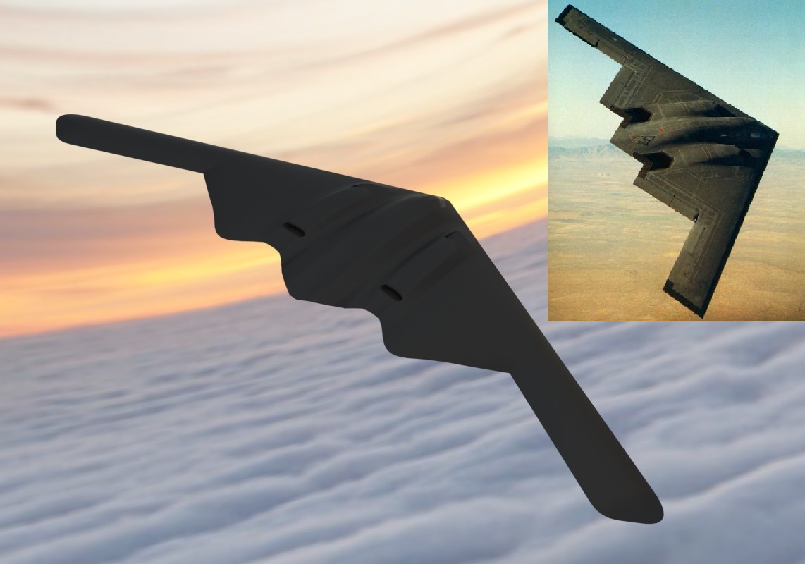 Northrop B2ZըC(j)ģ3DDһSWʽ