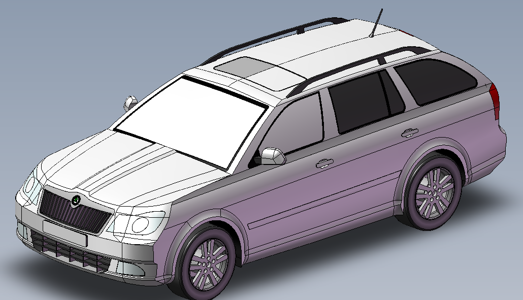 ״˹_SKODAJ3Dģ͈D SolidworksOӋ
