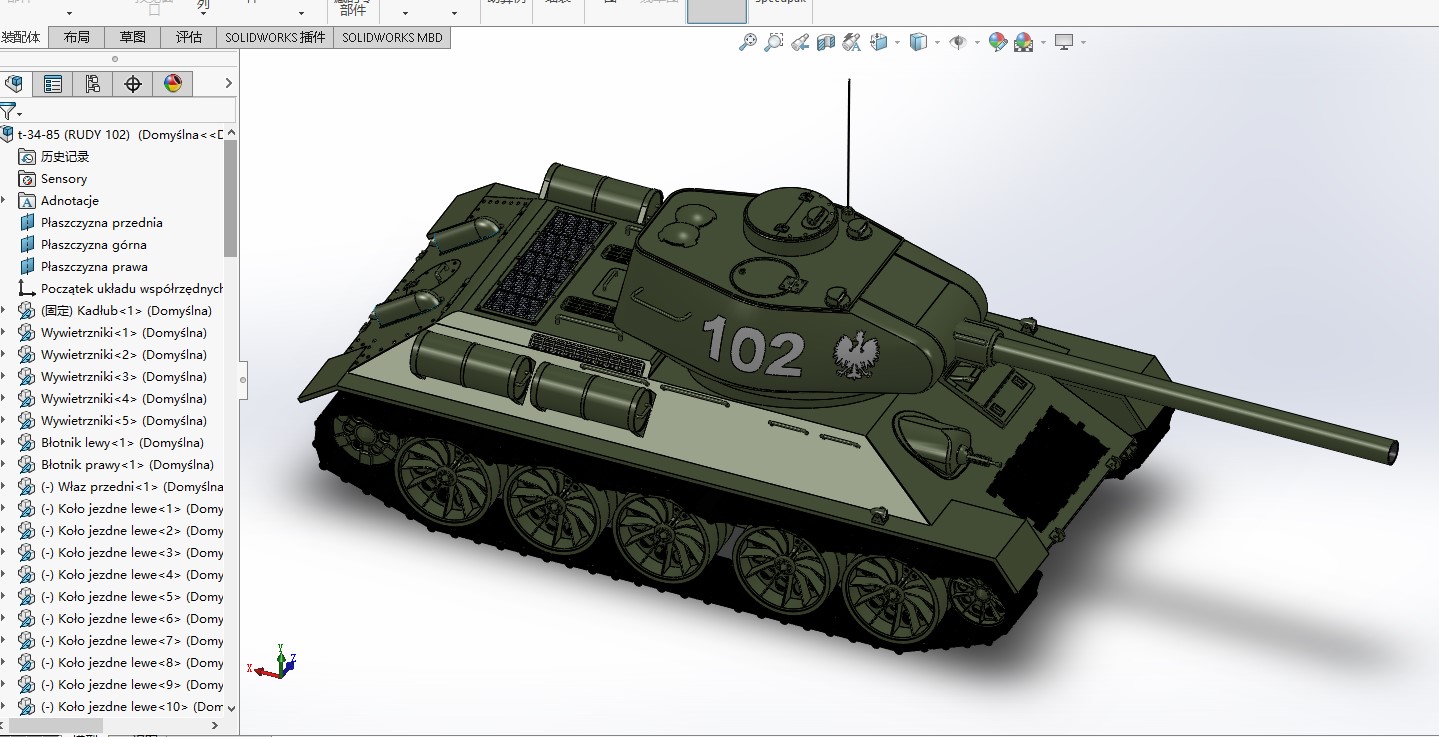 Tһ34̹SģD solidworksO(sh)Ӌ IGSʽ