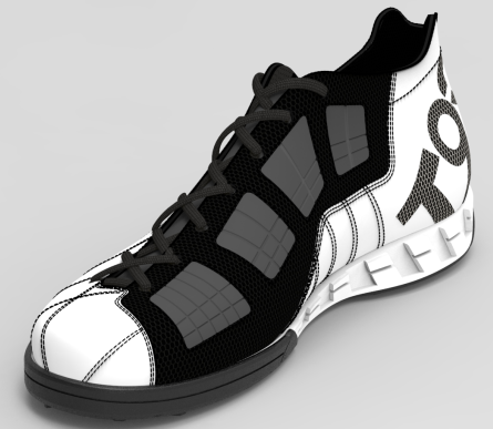Nike T90 Sport\(yn)(dng)Ьģ3DD SolidworksO(sh)Ӌ(j) x_t