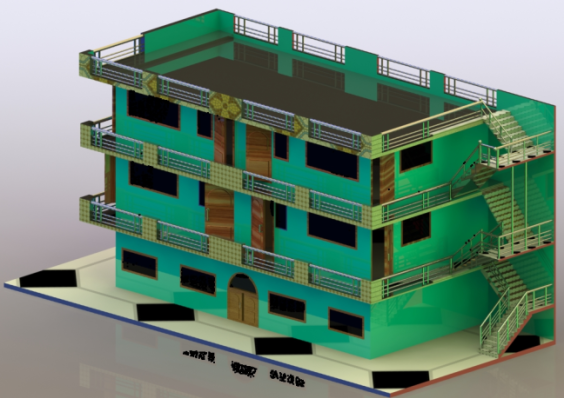 Ӽ^ (Hostal House)ģ3DD SolidworksOӋ