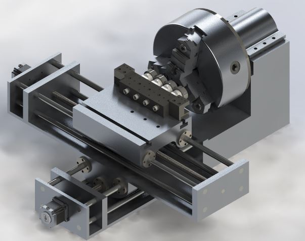 _ʽС͔(sh)܇CNCӹC(j)ģM3DD SolidworksO(sh)Ӌ(j)