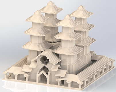 ҵminecraftеķģ3DD SolidworksO(sh)Ӌ(j)
