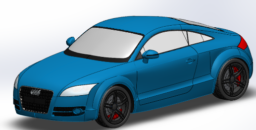 Audi-TT܇ģ3DD SolidworksO(sh)Ӌ