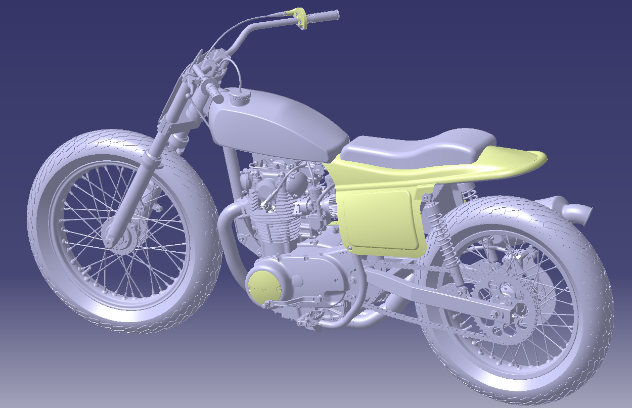RXS 650͹Ħ܇3D(sh)ģD stepʽ
