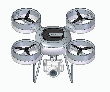 DroneSĔzo˙C(j)3DD SolidEdgeO(sh)Ӌ(j) STP