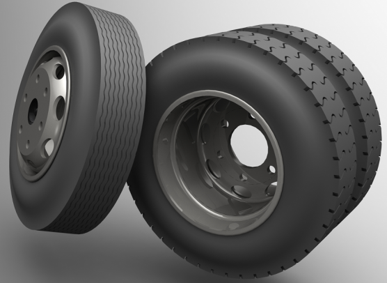 Rim and Tire 16 - 7.5ǰ݆̥ģ3DD SolidworksO(sh)Ӌ