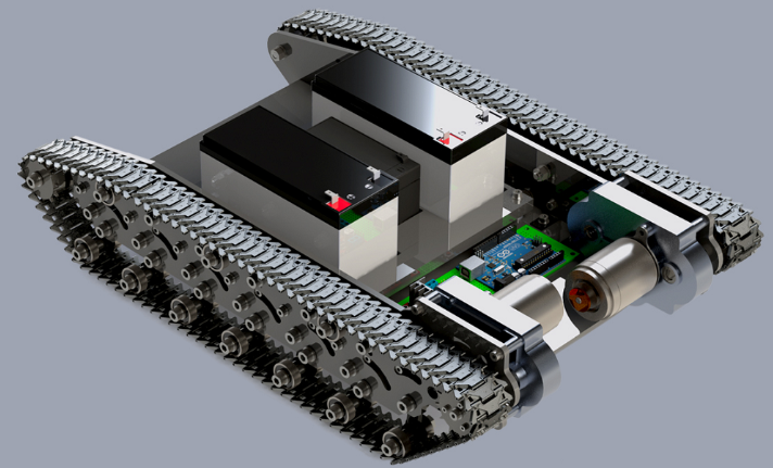 Movil Robot ArduinoĎ܇ױP3DD SolidworksOӋ