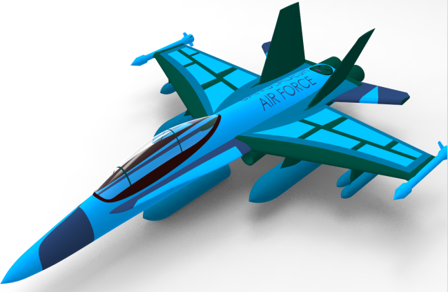 FA-18S(zhn)C(j)(jin)ģ3DD SolidworksO(sh)Ӌ(j)