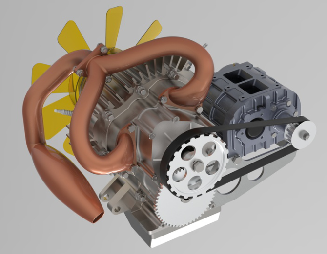 2 Stroke Engine_̰lәCģ3DD STPʽ