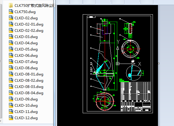 CLK750UɢʽLmcad׈D