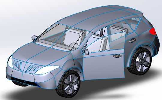 Nissan MuranoSUVI܇ģ3DD SolidworksOӋ
