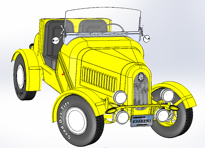 KRAKEN ROADSTERʽI܇܇3DģD STEPʽ