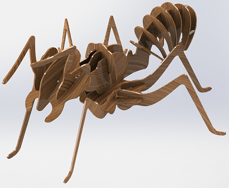Wood Antľ|(zh)ƴbwΛρ3DD SolidworksO(sh)Ӌ(j) STEP