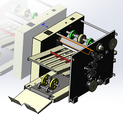 paper folding machineۼC3DģD SolidworksOӋ