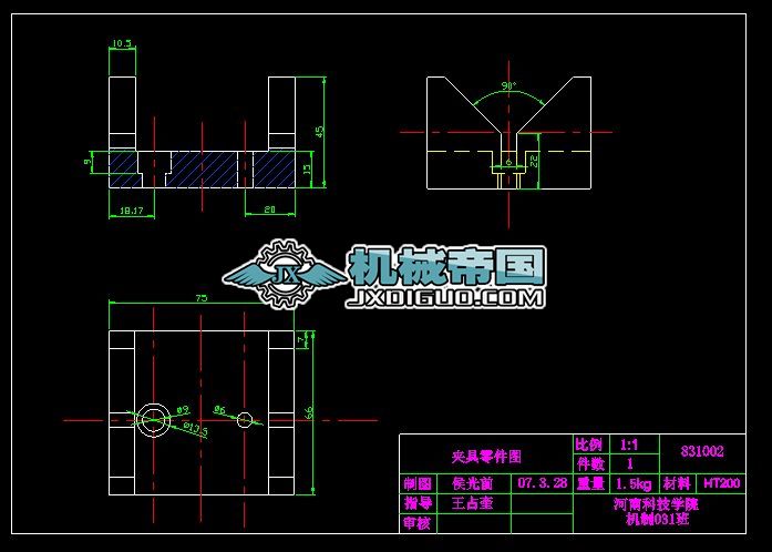 ca6140ܲO(sh)Ӌ(j)һ̖(ho)һ831002A߈D
