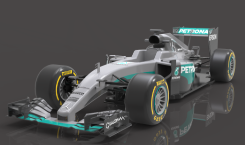 Mercedes W07 Hybrid F1ʽِ܇3D(sh)ģD SolidworksO(sh)Ӌ(j) IGS