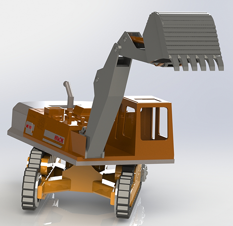 Excavator 3D modelĎھC3DģD SolidworksOӋ