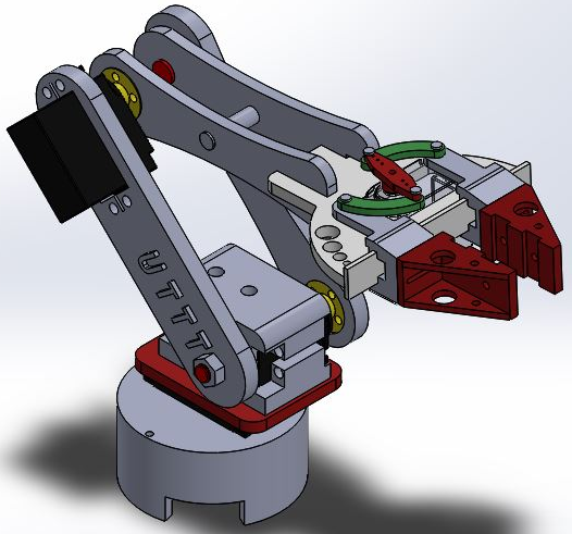 Brazo Robotico - Robotic ArmיCе3DģD SolidworksOӋ STEP
