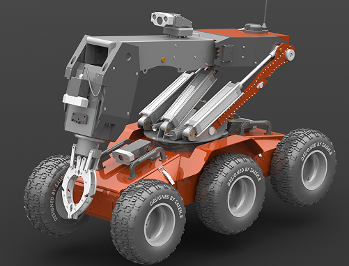 Bomb Disposal RobotC3DģD STEPʽ