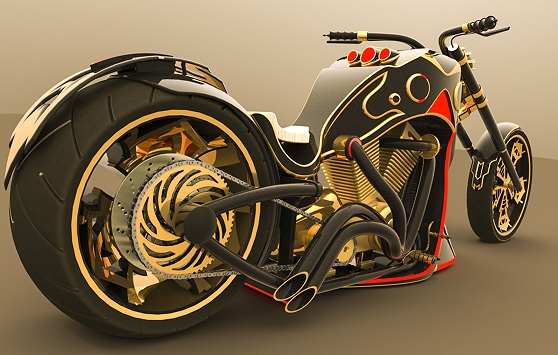 PERSONALIZED CHOPPER͹Ħ܇3DD SolidworksOӋ