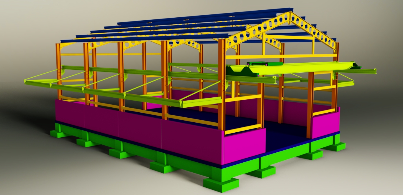 Warehouse for craneC(j)}(cng)(k)Y(ji)(gu)3D(sh)ģD SolidworksO(sh)Ӌ(j)