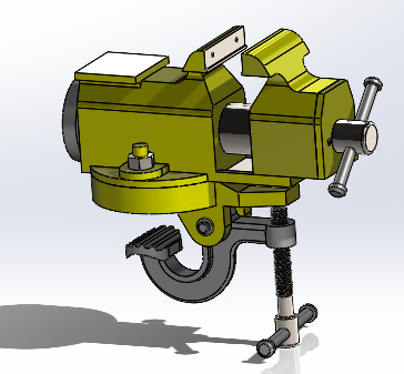 Bench Vice_Q_Qģ3DD SolidworksOӋ STEP