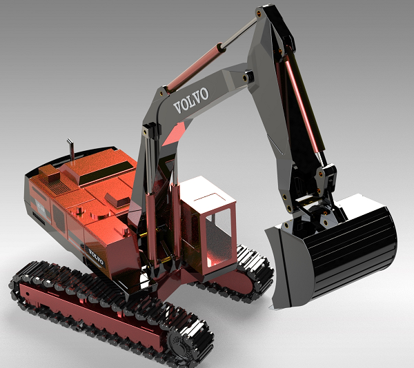 Volvo Excavator EC650ھCģ3DD SolidworksOӋ