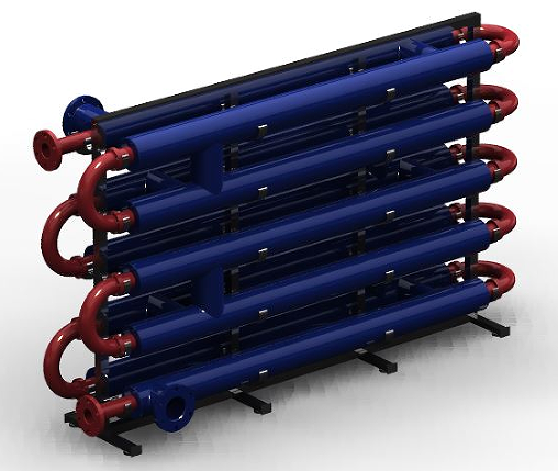 Double pipe heat exchangerpܓQ3DģD STPʽ