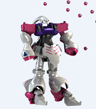 AMX-004 Qubeley׃νģ3DģD SolidworksOӋ
