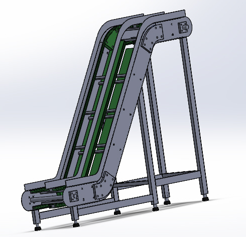 Railing Conveyor Frame朙ڗUݔ͙C(j)3D(sh)ģD STEP IGSʽ
