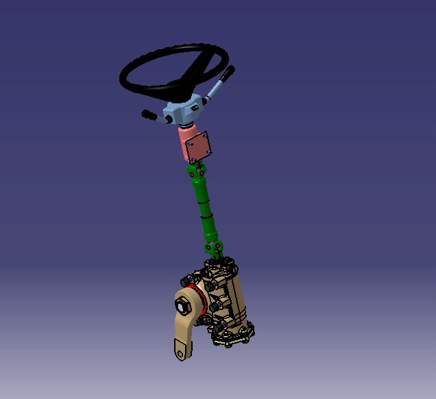vertical steering boxֱD䷽P3DģD STP IGSʽ