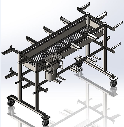Bucket Holder֧С܇3DģD SolidworksOӋ