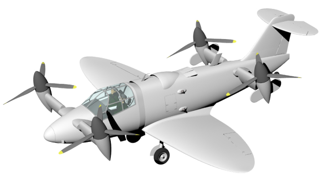 Convertiplane HC-IIwģ3DD STPʽ