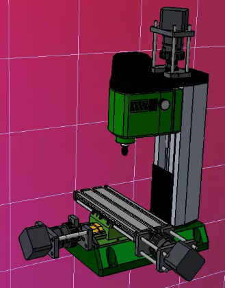 Proxxon KF 70 CNC΢@3D(sh)ģD STEPʽ