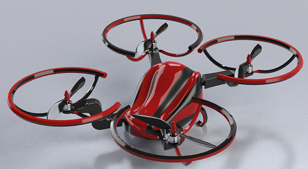 Quadcoptero˙C(j)3D(sh)ģD SolidworksO(sh)Ӌ(j) STEP
