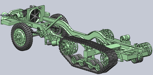 Half-track M3Ď܇3DD SolidworksOӋ
