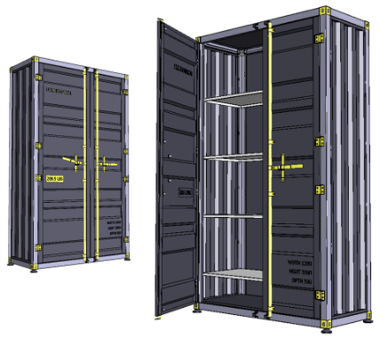 Container Wardrobeb¹3DģD STPʽ