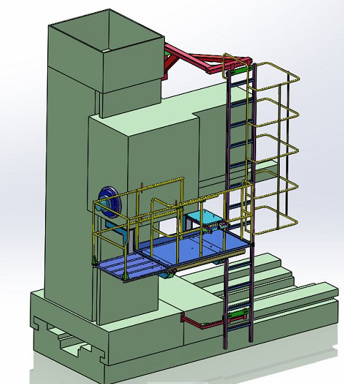Platform CNC Borwerk 130C(j)ƽ_(ti)3D(sh)ģD SolidworksO(sh)Ӌ(j) STEP