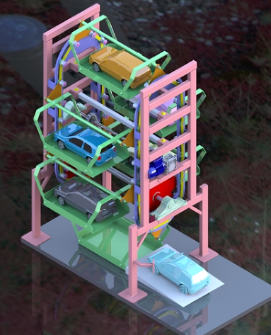 rotating-parkingwͣ܇3DģD SolidworksOӋ