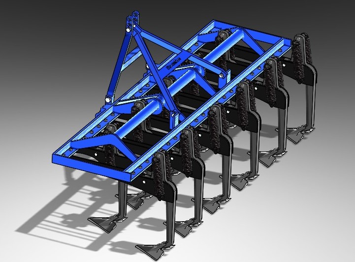 Cultivator(Kazayak)řC(j)3D(sh)ģD SolidworksO(sh)Ӌ(j)
