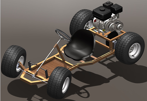 Big Wheel Go Kart ܇Y(ji)(gu)3DD STEPʽ