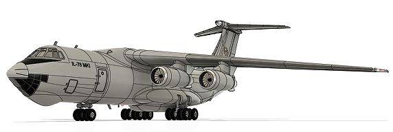 ILYUSHIN IL-78-78м͙C3DģD STEPʽ