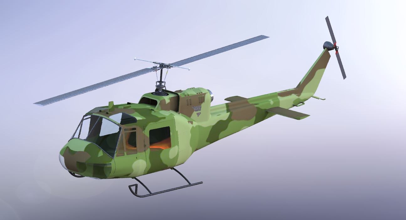 UH-1ֱؐCģ3DD STEPʽ