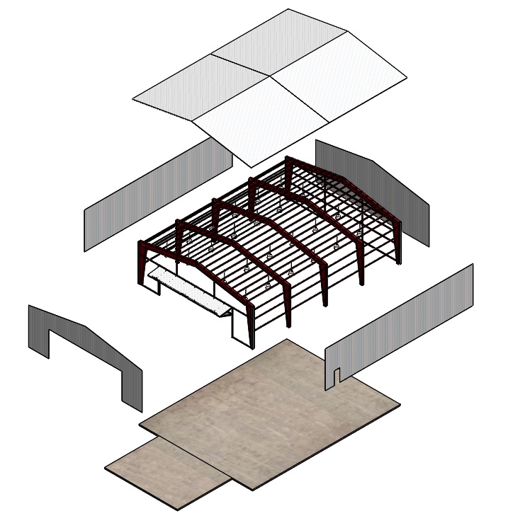 60x80 HangarwCC3DģD SolidworksOӋ STEP
