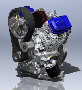 Briggs Stratton Vanguard Vpװl(f)(dng)C(j)D solidworksO(sh)Ӌ(j) stp